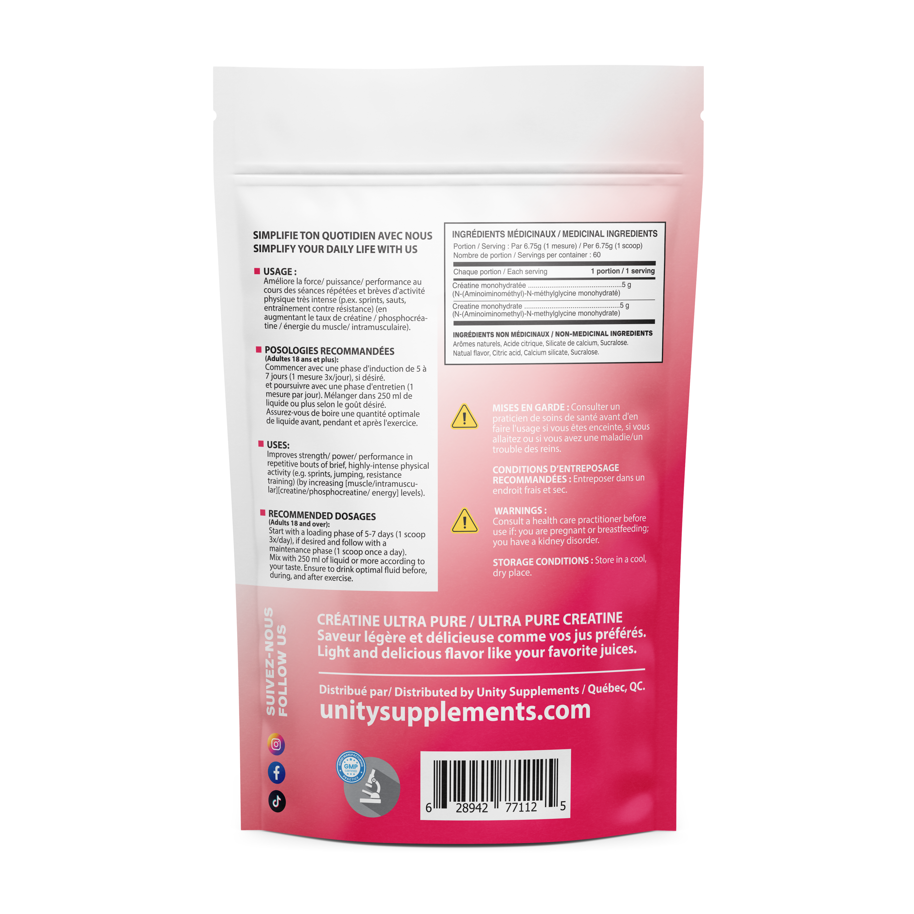 Creatine - Raspberry Lemonade
