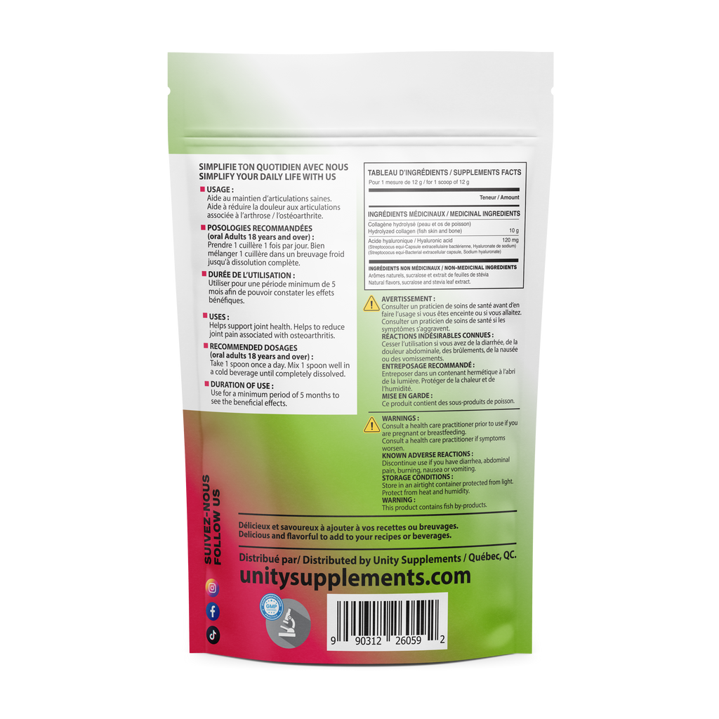 Marin Collagen + Hyaluronic Acid - Kiwi & Strawberry - Unity-Supplements