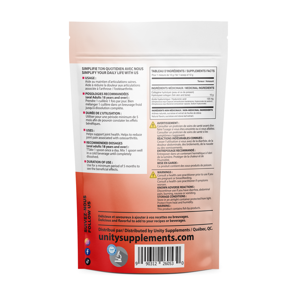 Marin Collagen + Hyaluronic Acid - White Grape & Litchee - Unity-Supplements