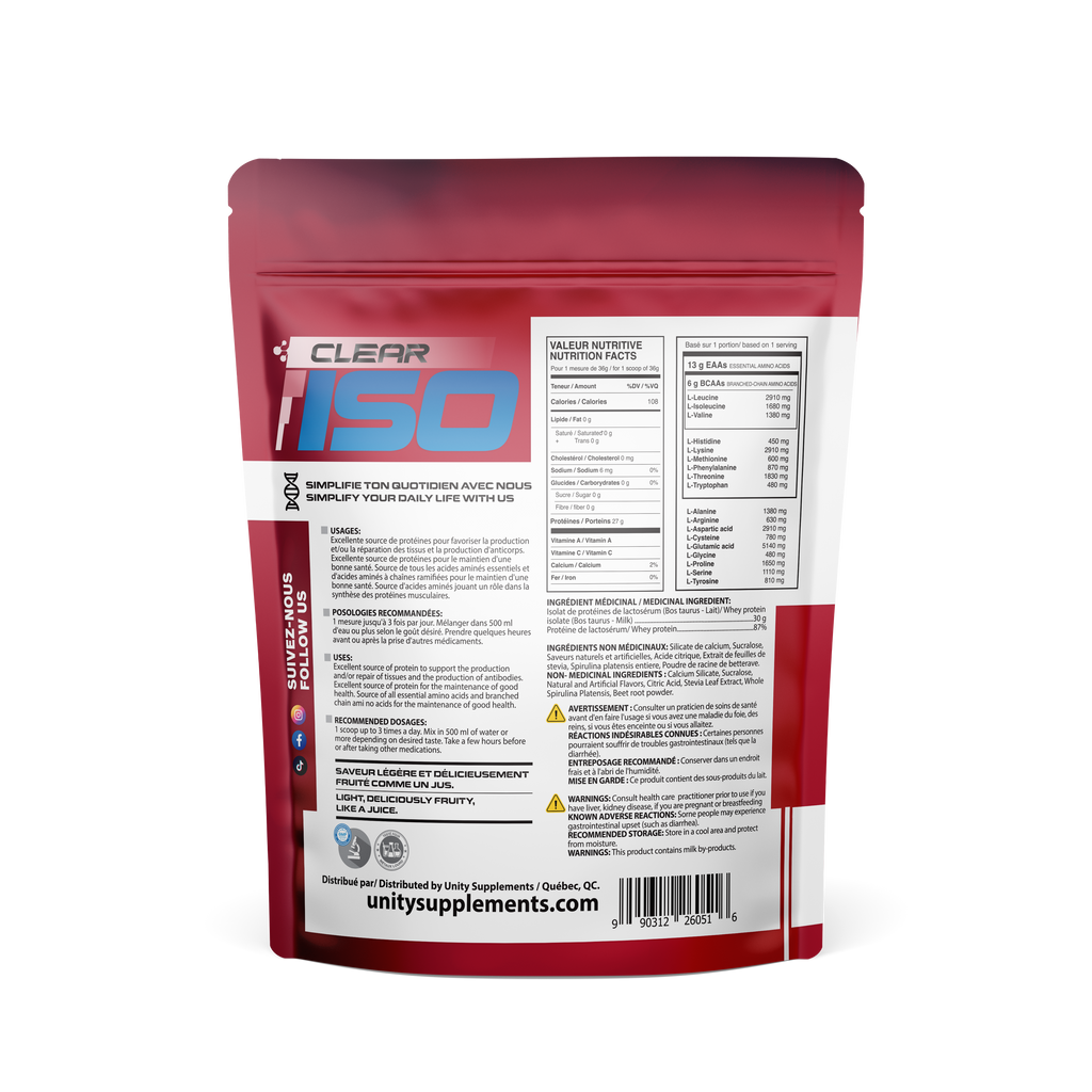 Juice Protein - Black Cherry 410g - Unity-Supplements