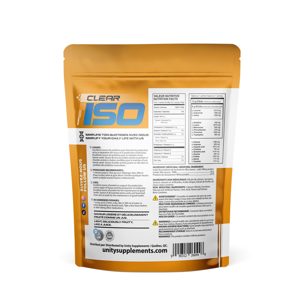 Juice Protein - Peach & Mango 410g - Unity-Supplements