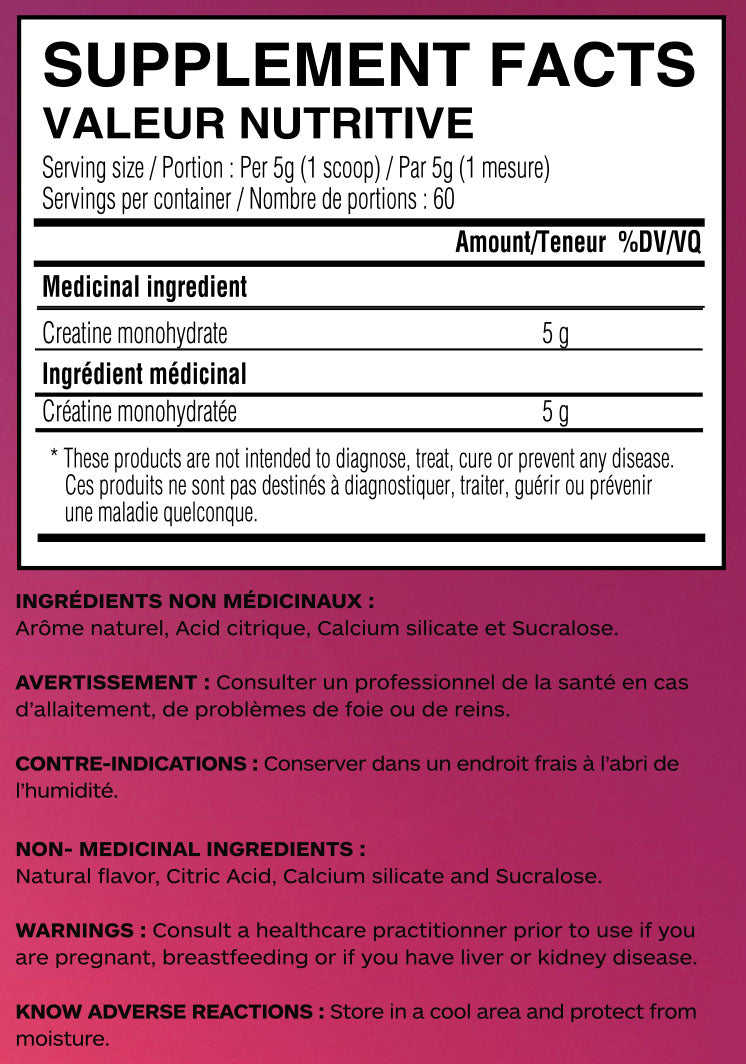 Creatine - Raspberry Lemonade